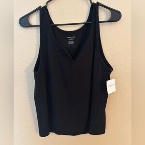 NWT American Eagle black tank crop top size XXL